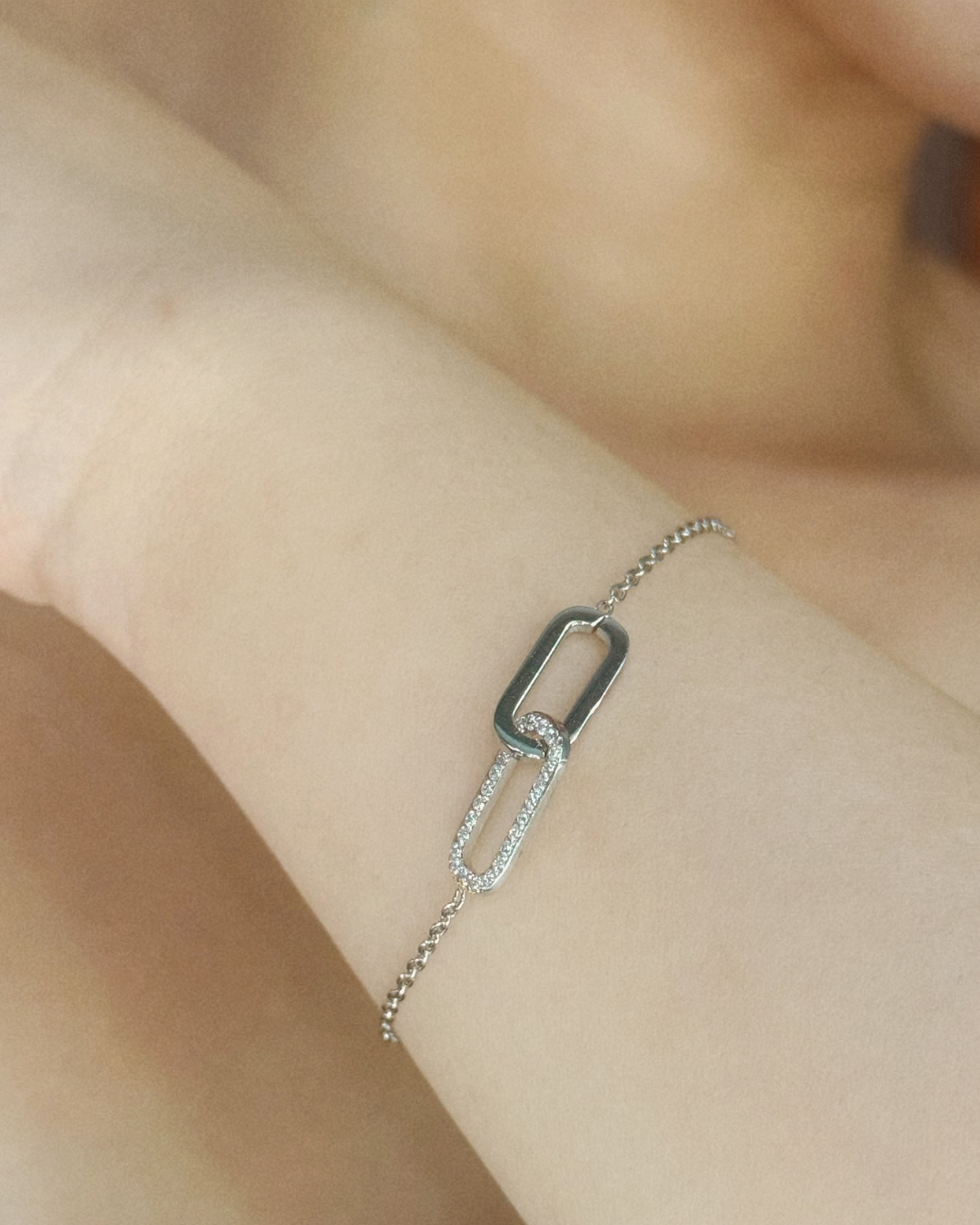 Interlocking Dual Charm Bracelet