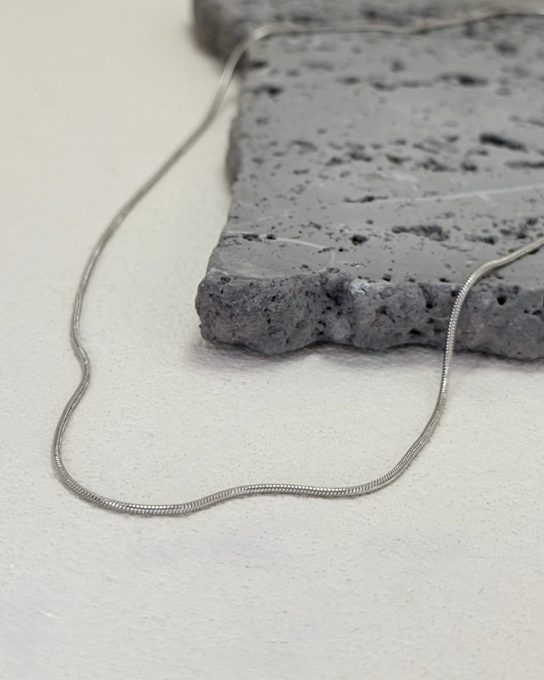 Round Snake Chain Necklace