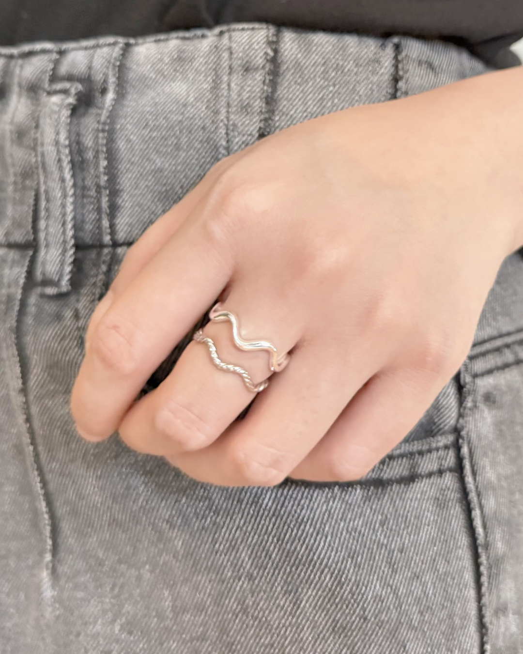 Minimalist Rope Open Ring