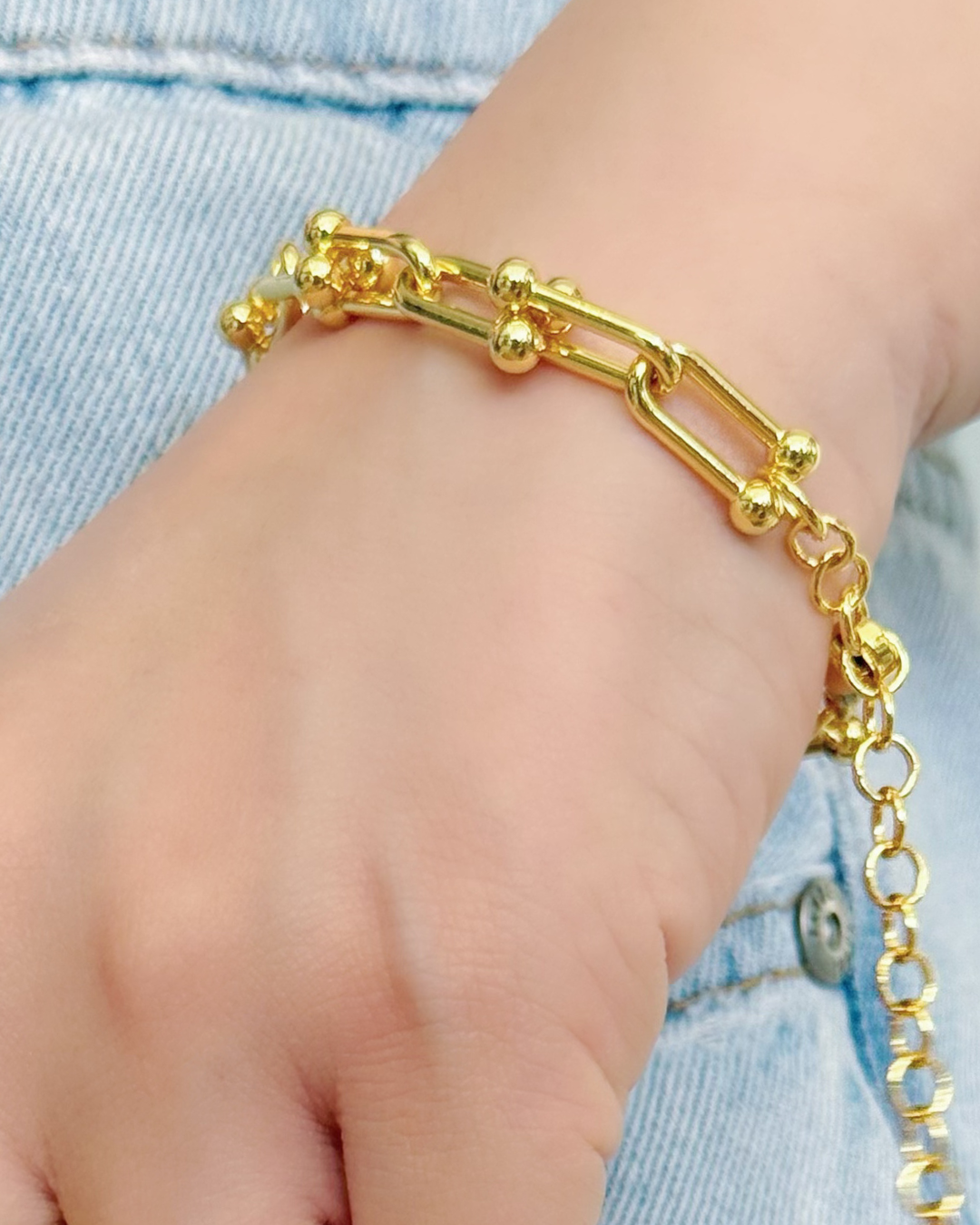 U-shaped Chunky Bracelet