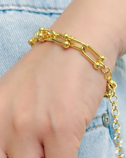U-shaped Chunky Bracelet