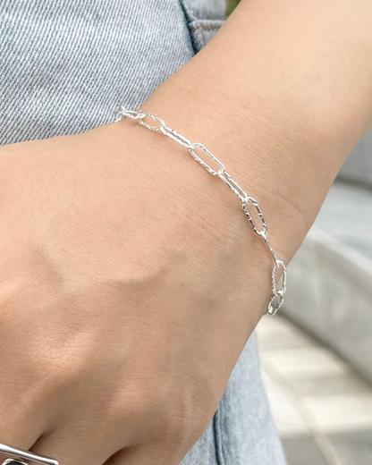 Sparkling Paperclip Bracelet