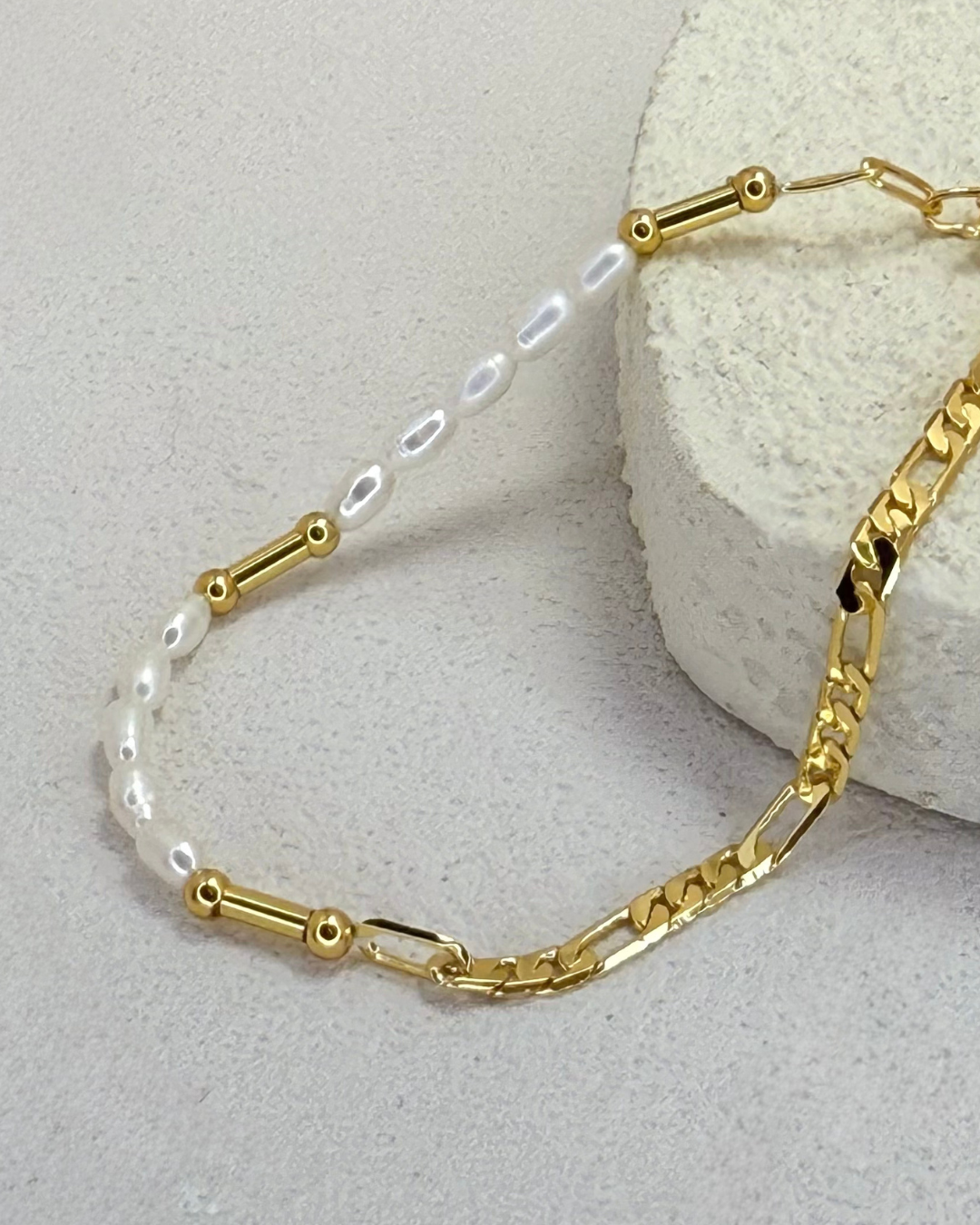 Vintage Pearl Figaro Bracelet