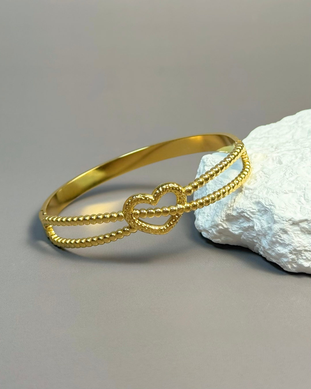 Heart Knot Bangle