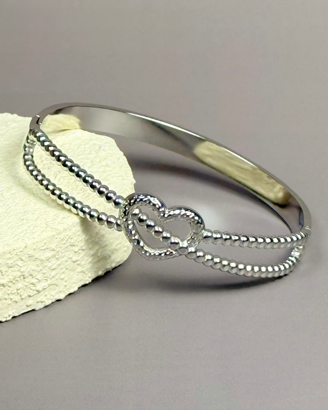 Heart Knot Bangle