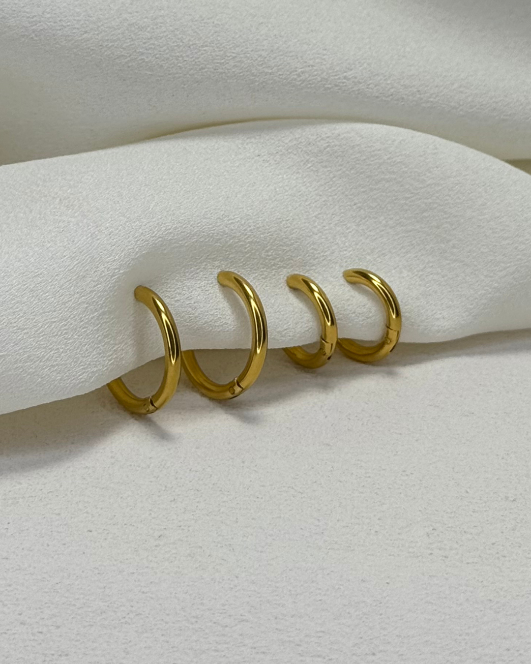 Vintage Hoop Earrings Set