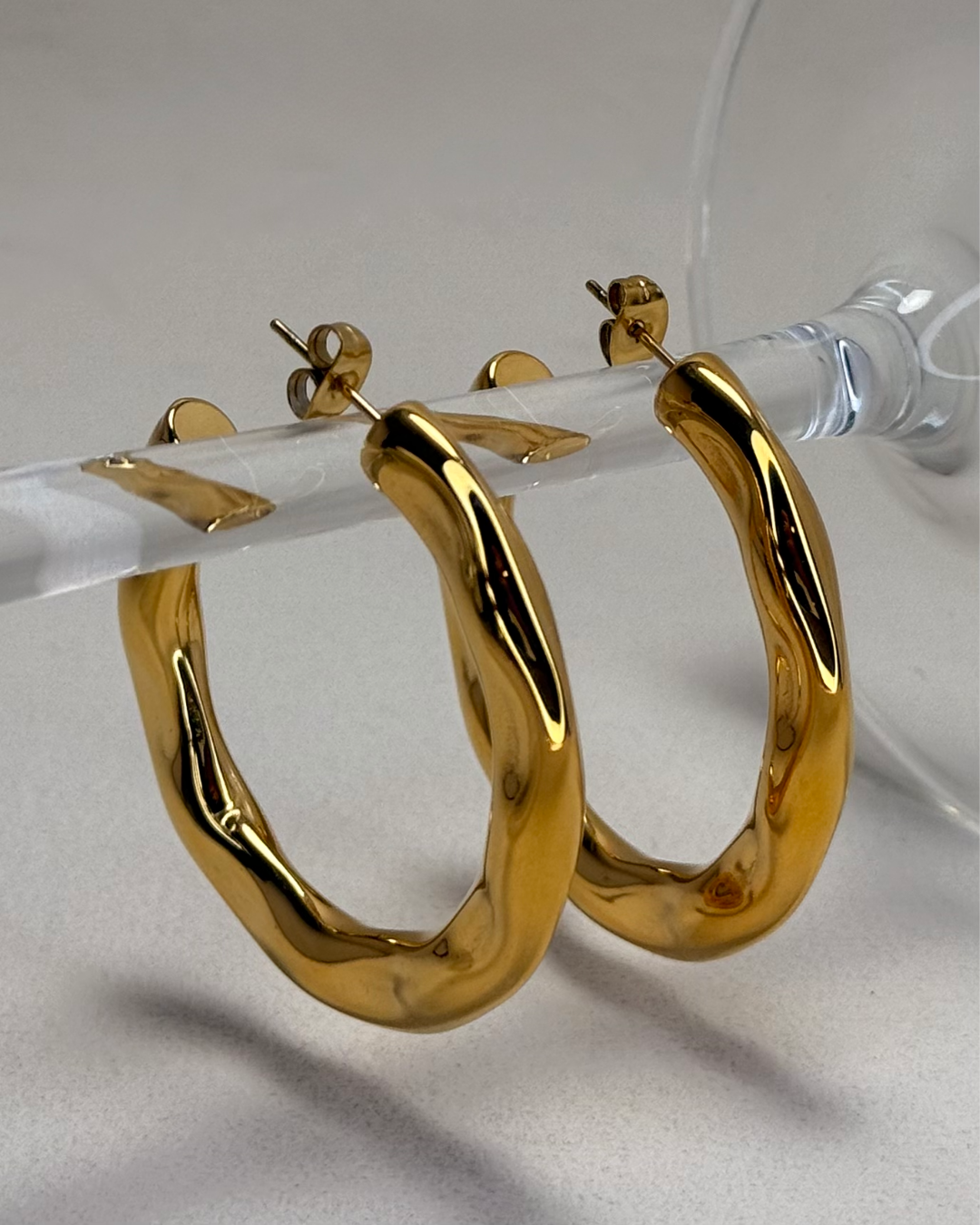 Chunky Hoop Earrings