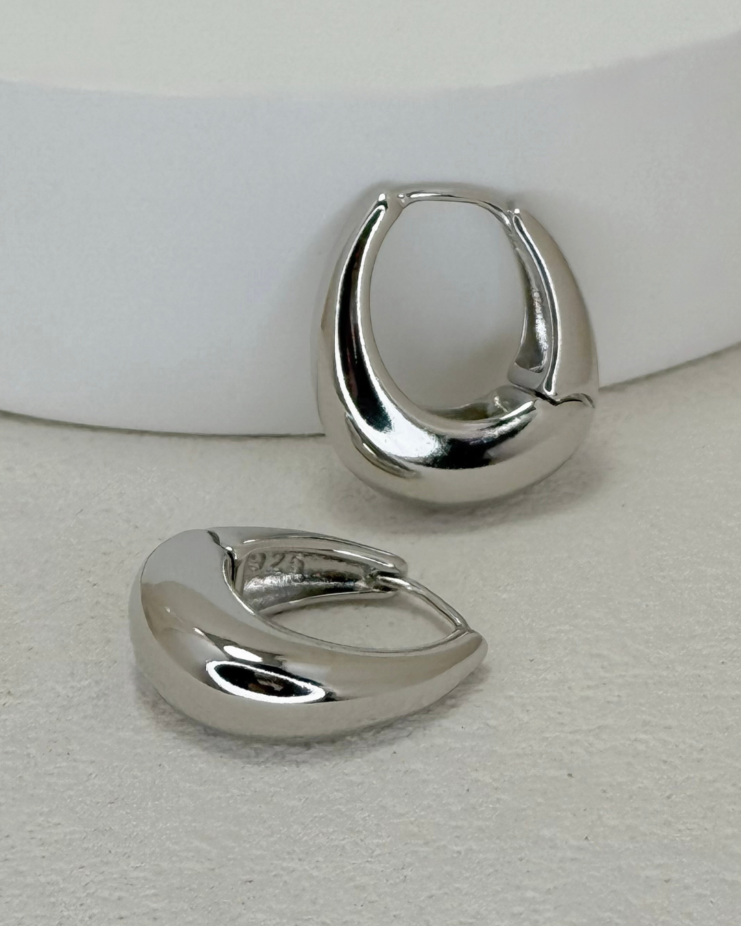 Teardrop Hoop Earrings