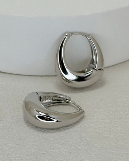 Teardrop Hoop Earrings