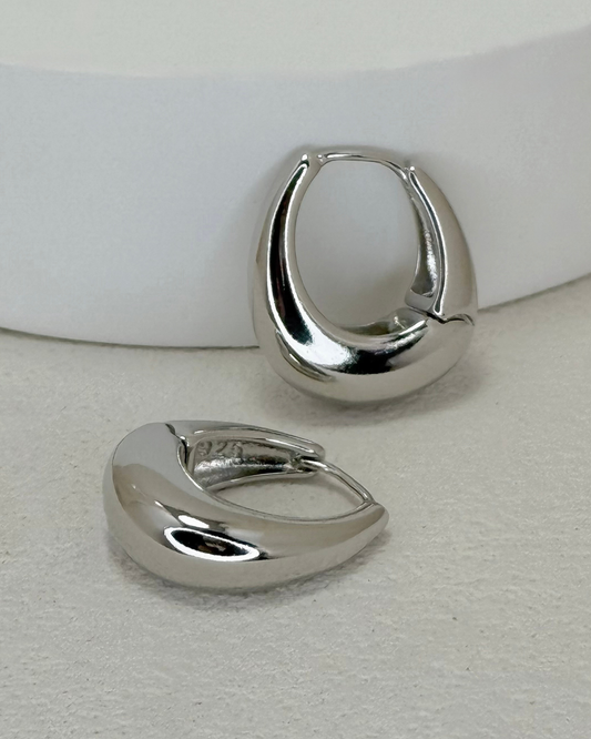 Teardrop Hoop Earrings