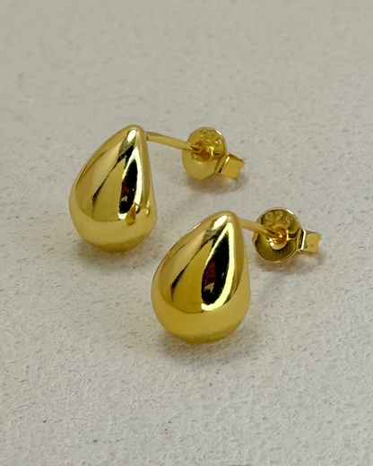 Teardrop Stud Earrings