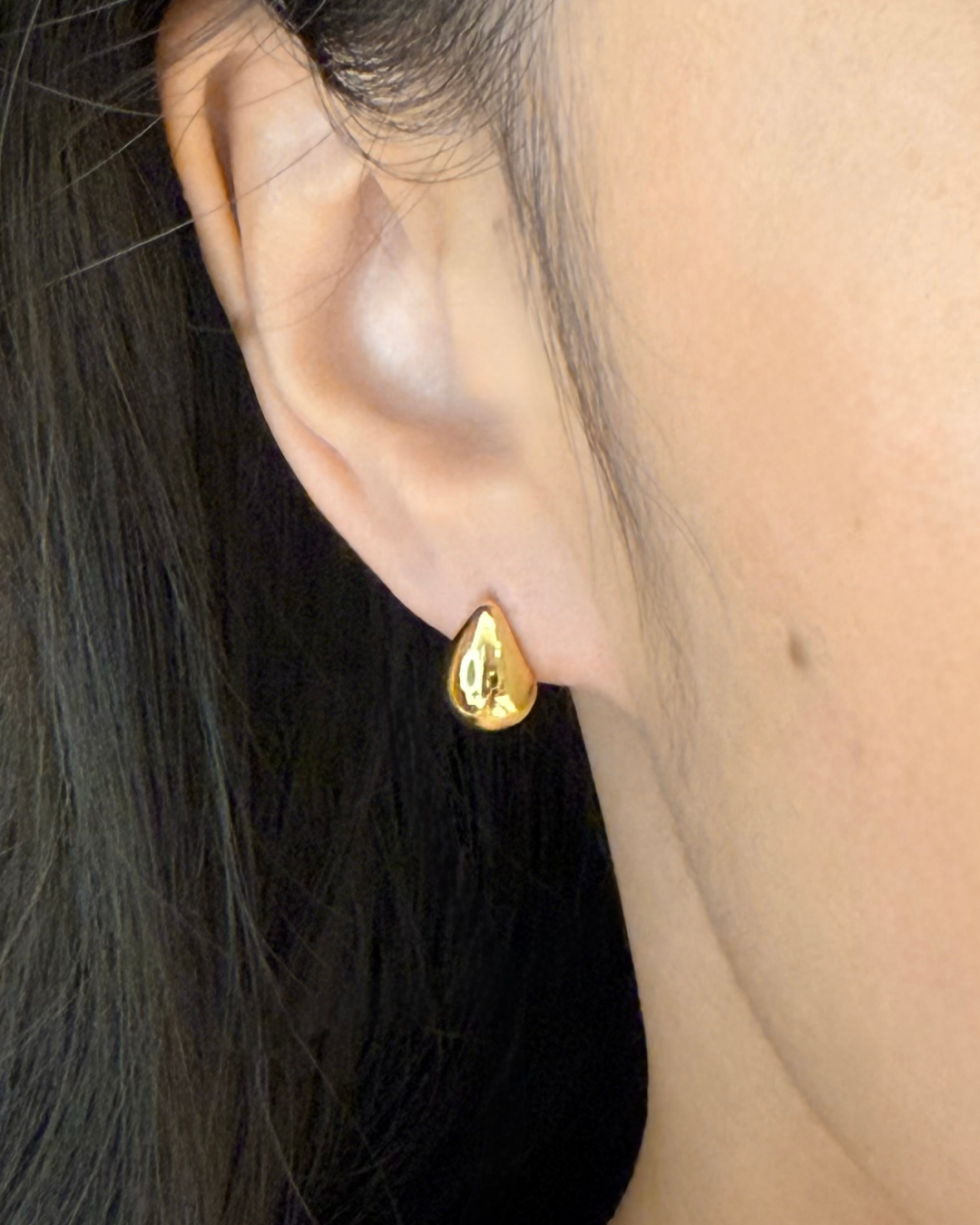 Teardrop Stud Earrings