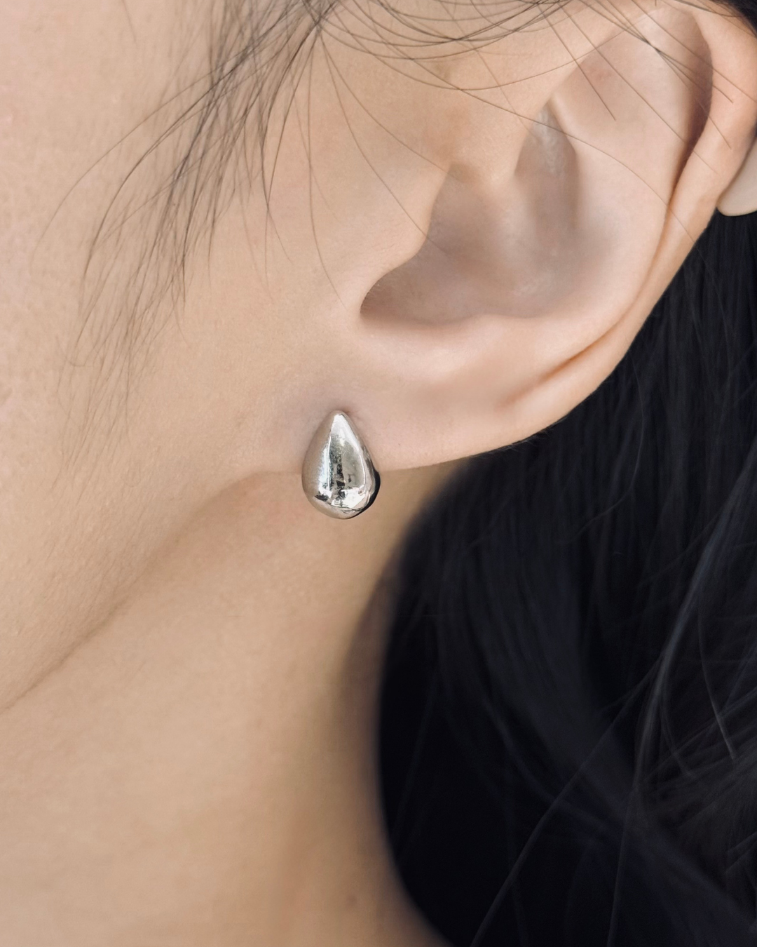 Teardrop Stud Earrings