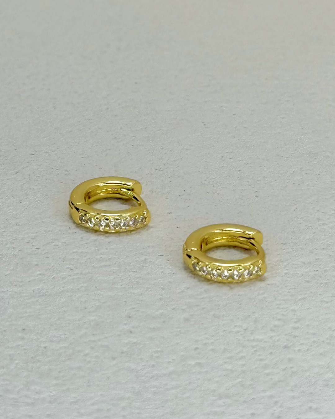 Mini Charm Huggie Earrings