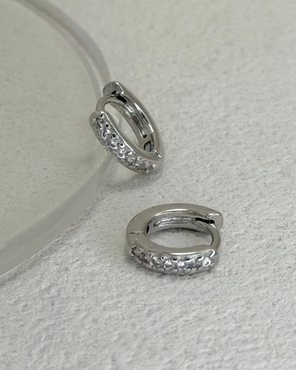 Mini Charm Huggie Earrings