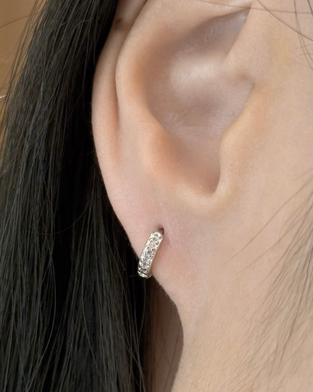 Mini Charm Huggie Earrings
