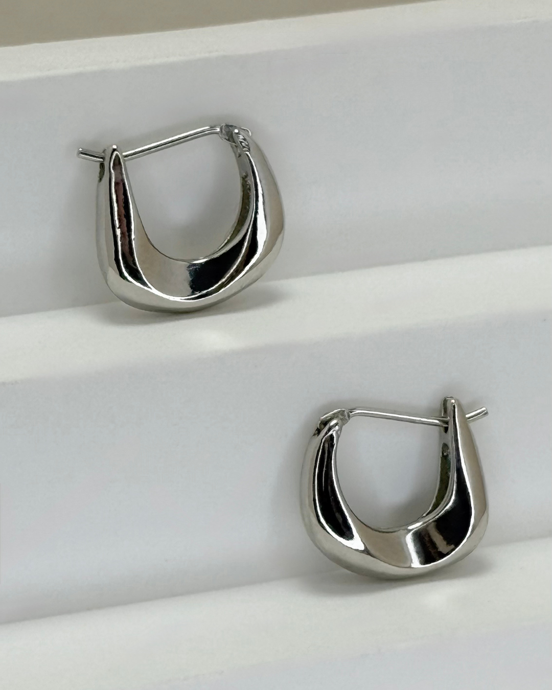 Oval Hoop Earrings