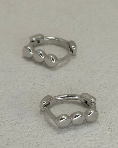 Triple Sphere Earrings