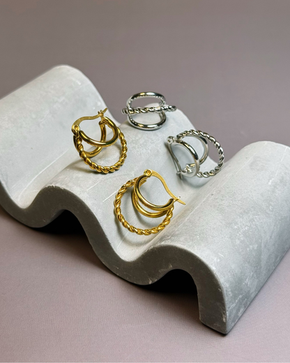 Trio Hoop Earrings