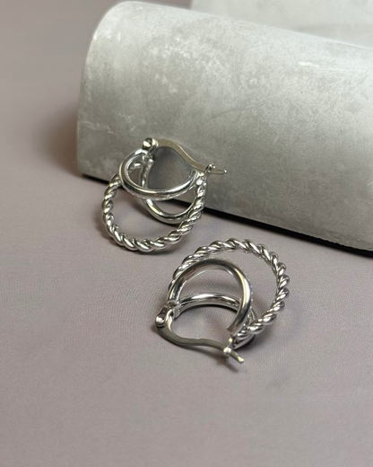 Trio Hoop Earrings