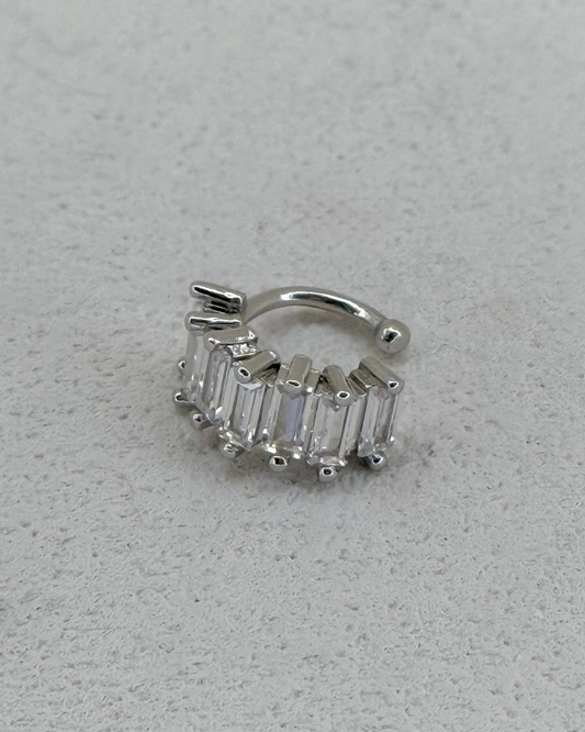 Baguette Cut Ear Cuff