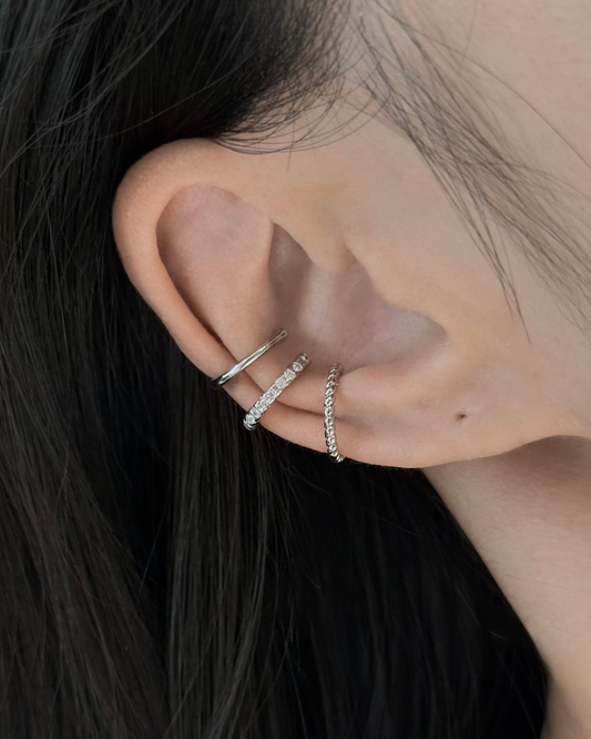 Triple Stack Ear Cuff Set