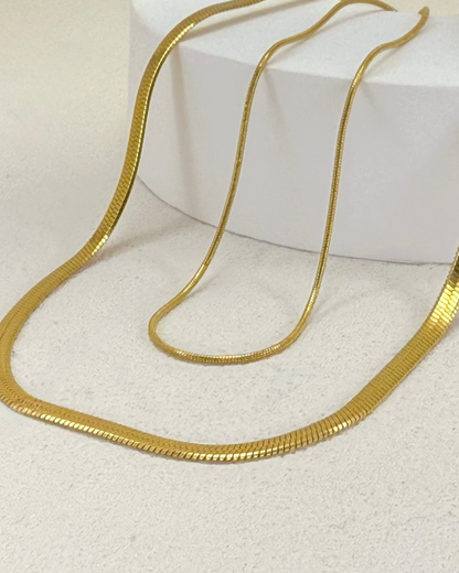 Multi Layer Snake Chain Necklace