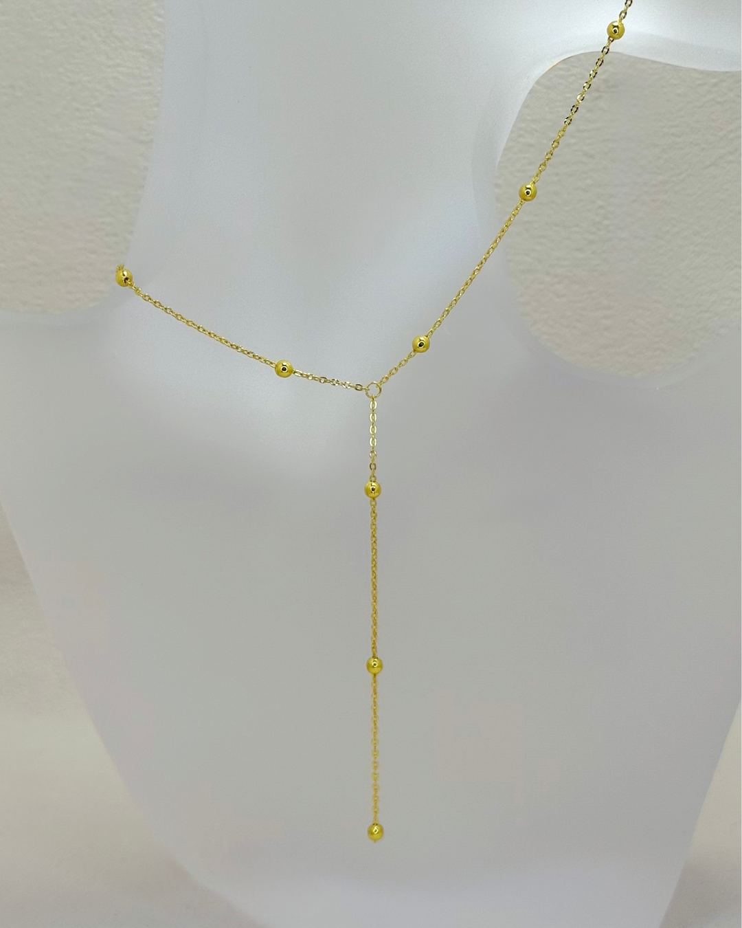 Beaded Lariat Necklace