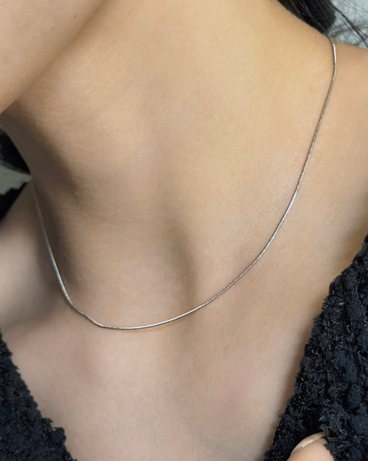 Round Snake Chain Necklace