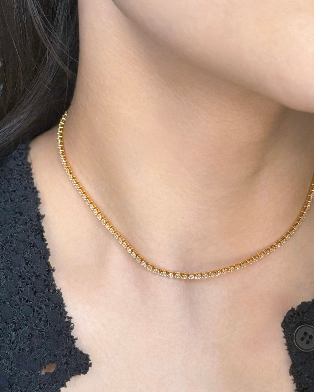 Vintage Tennis Necklace