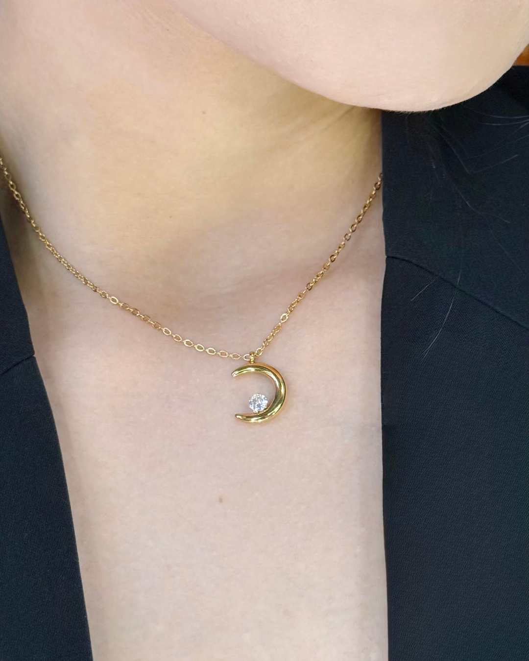Moonlight Diamond Sparkle Necklace