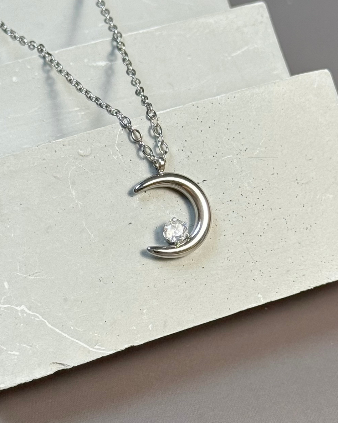 Moonlight Diamond Sparkle Necklace