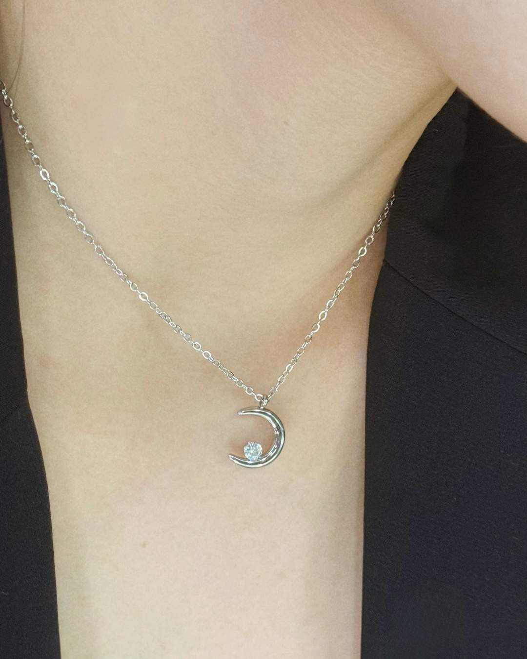 Moonlight Diamond Sparkle Necklace