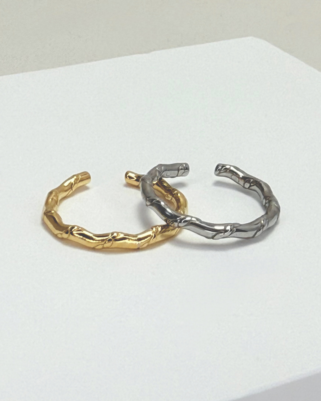 竹節紋開口戒指