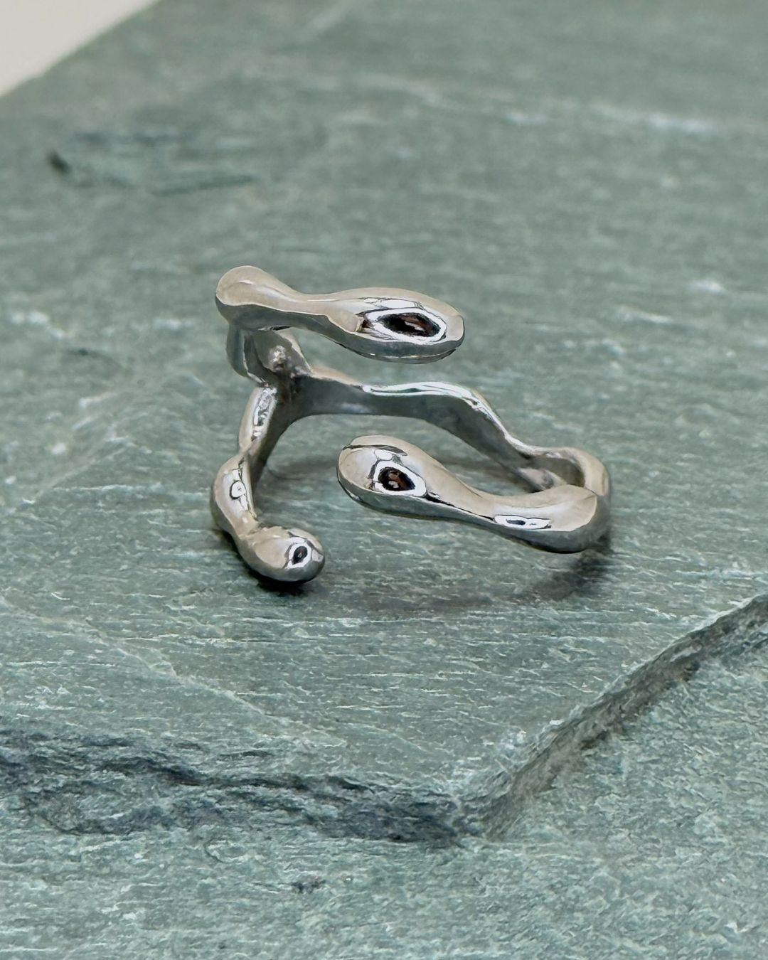 Sculptural Claw Open Ring