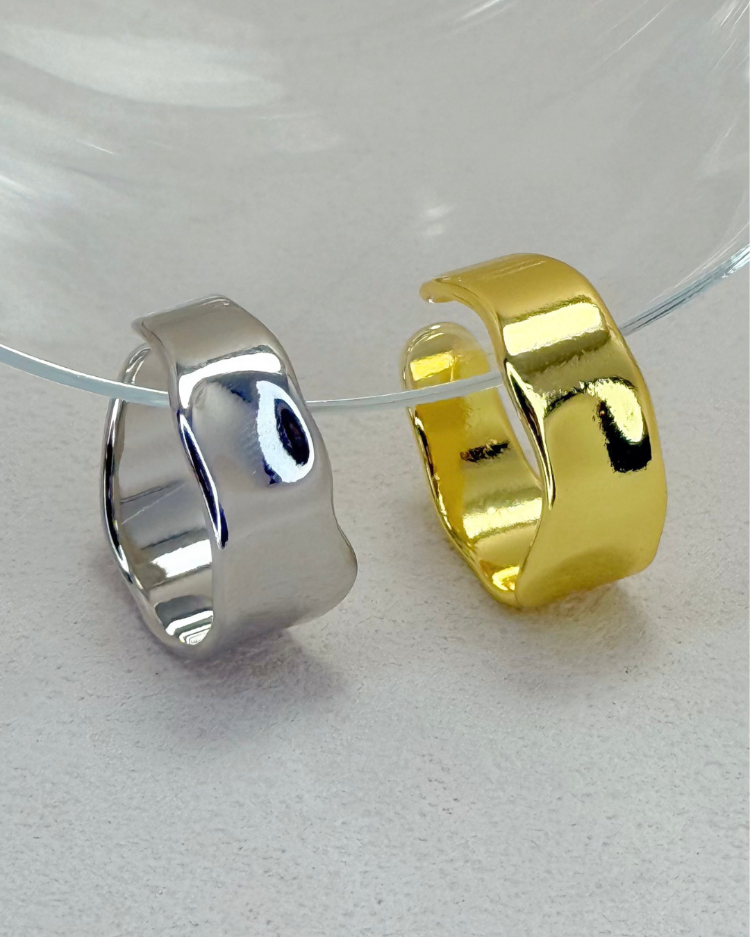Curved Open Ring
