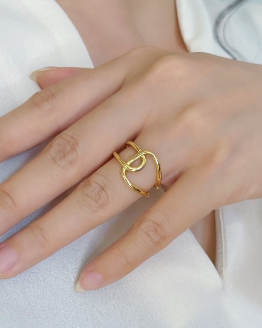 Abstract Knot Open Ring