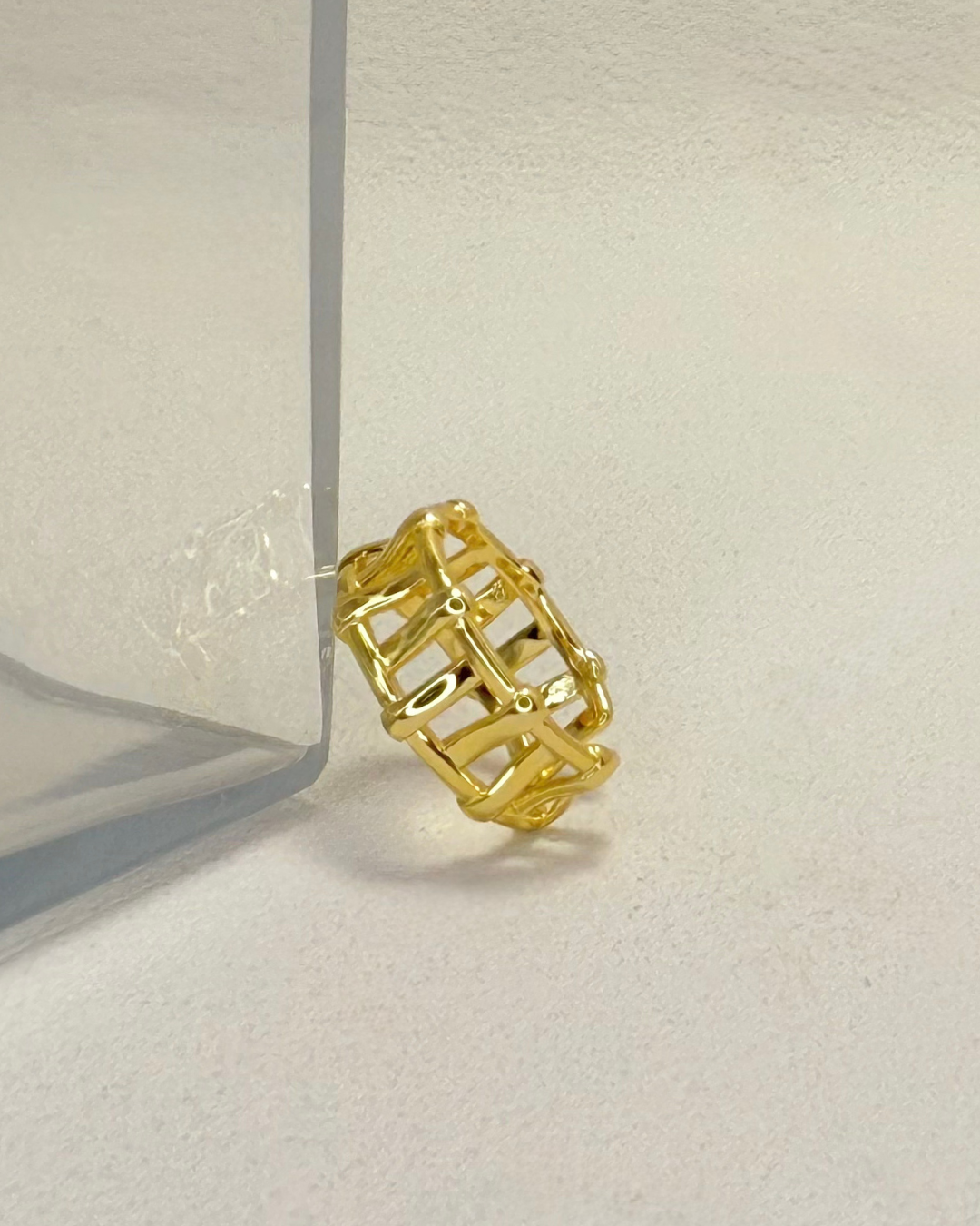 Interwoven Open Ring