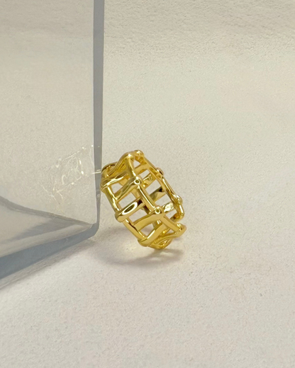 Interwoven Open Ring