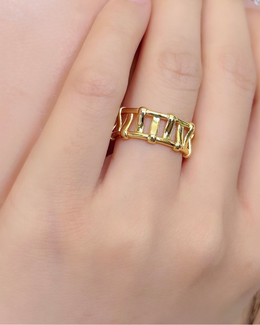 Interwoven Open Ring