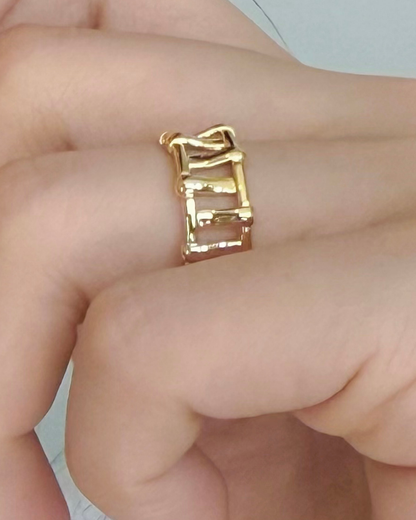 Interwoven Open Ring