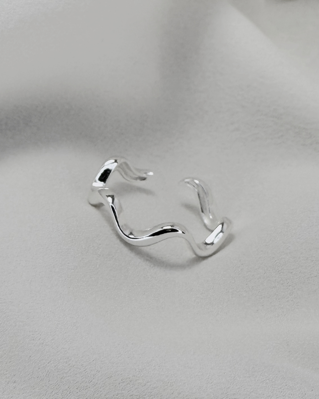 異形波浪開口戒指