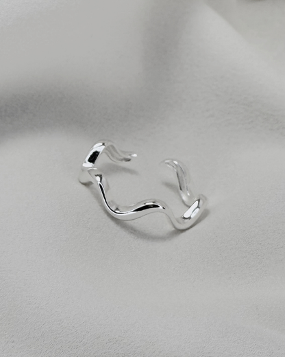 異形波浪開口戒指